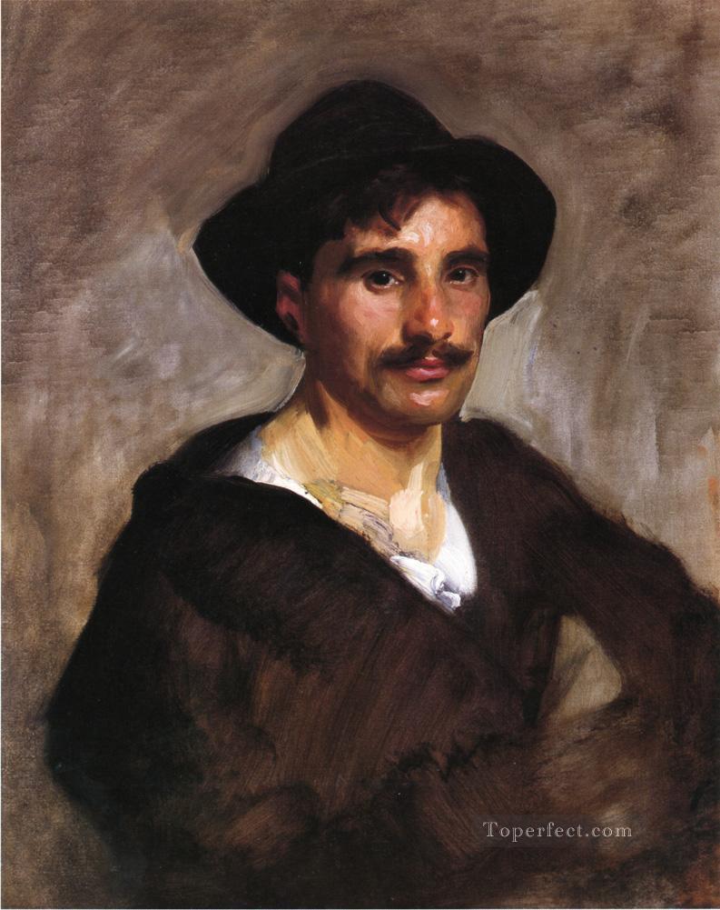 Gondolier portrait John Singer Sargent Oil Paintings